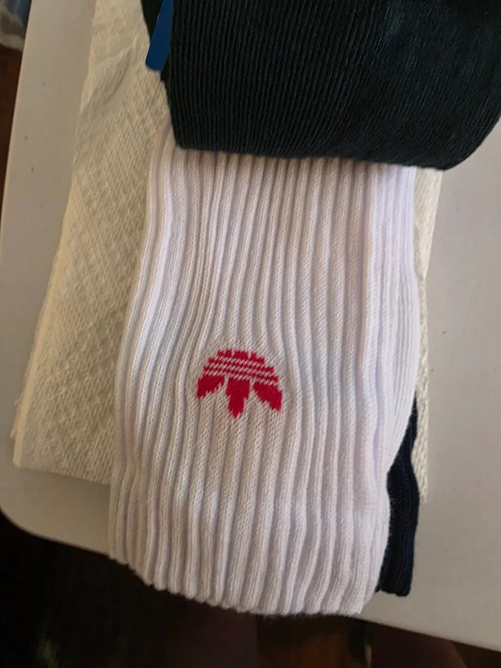 Adidas Men's Relaxed Fit‎ Crew Socks SZ L 3 PK